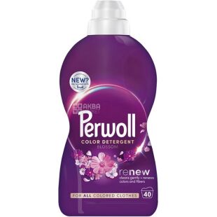 Perwoll, 2 л, Засіб для делікатного прання білого та кольоровоо одягу, Перволь
