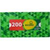 Ecolo, 200 шт., Салфетки косметические Эколо, 2-х слойные, 20х21 см