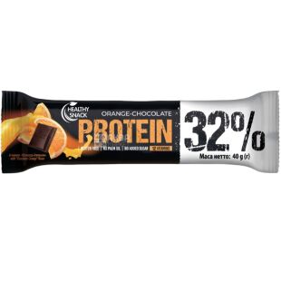 Healthy Snack, 40 г, Хелси Снек, Батончик протеиновый для спортивного питания Апельсин-Шоколад