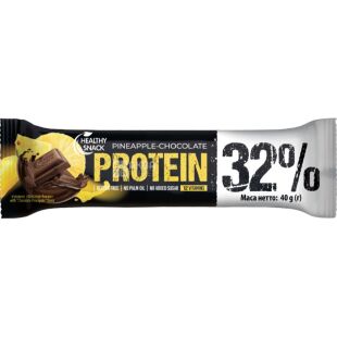 Healthy Snack, 40 г, Хелсі Снек, Батончик протеїновий для спортивного харчування Ананас-Шоколад