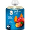 Gerber, 90 г, Фруктово-овочеве пюре Яблуко-гарбуз-абрикос Гербер, з 6-ти місяців