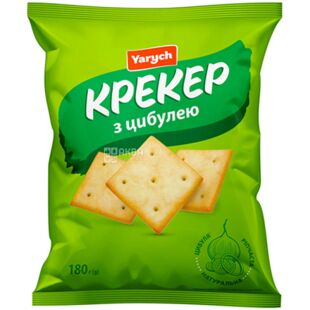 Yarych, 180 г, Ярич, Печиво крекер з цибулею