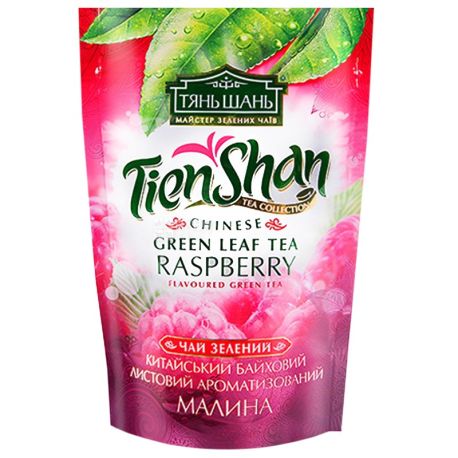 Тянь Шань, 80 г, чай, зеленый, Малина
