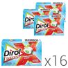 Dirol X-Fresh, упаковка 16 шт. х 19,5 г, Дирол, Жевательная резинка, Клубника и Лайм, без сахара