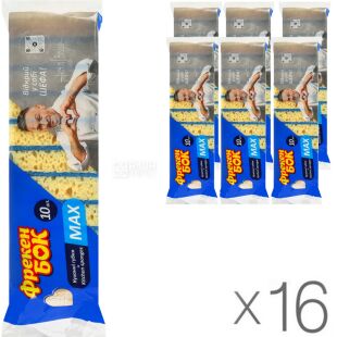 Фрекен Бок Max, Упаковка 16 шт. х 10 шт., Губки кухонні для миття посуду, жовті