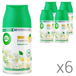 Air Wick, Райські квіти, 250 мл, Упаковка 6шт., змінний балон