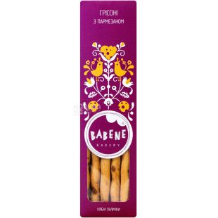 Бабене, 125 г, Гриссини с сыром пармезан