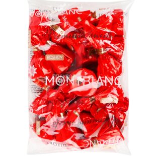Roshen Mont Blanc, 1 кг, Конфеты с карамелизированным миндалем Монблан, Рошен