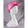 Одноразова шапочка із спанбонду на гумці, рожева, 100 шт.