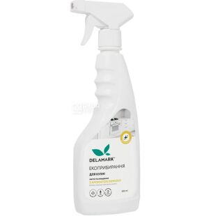 Delamark, 0,5 л, Средство для мытья кухни, концентрированное, с ароматом лимона