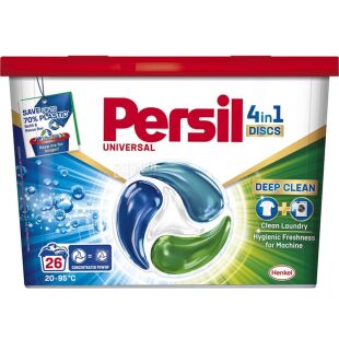 Persil, Power Caps Universal, 26 шт., Капсули для прання, Універсальні