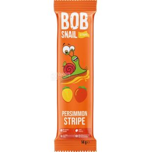 Bob Snail Stripe, 14 г, Цукерка натуральна  Хурма Боб Снейл Страйп, без цукру