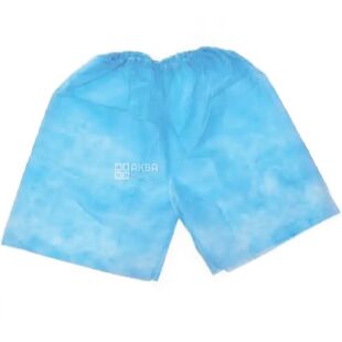 Шорты одноразовые для процедур, размер M/L, голубые, 5 шт.