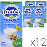 Lactel, Упаковка 12 шт. по 1 л, Молоко ультрапастеризоване, з вітаміном D, 2,5%