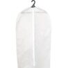 Чохол для одягу з блискавкою, білий, 120 см