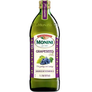 Monini Grapeseed, 1 л, Монини, Масло из виноградных косточек холодного отжима
