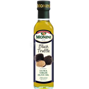 Monini Black Truffle, 250 мл, Моніні, Оливкова олія з чорними трюфелями Extra Virgin