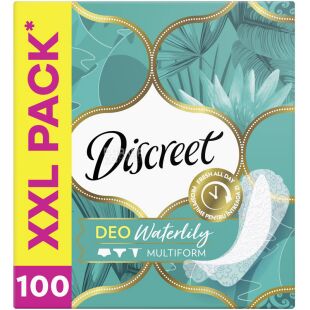 Discreet, Deo Water Lily 100 шт., Прокладки щоденні, ароматизовані