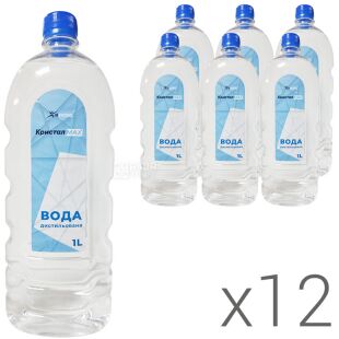 Химэкспресс, Упаковка 12 шт. х 1л, Вода дистиллированная, ПЭТ