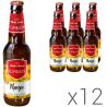 Mikki Brew Mangoo, Упаковка 12 шт. х 350 мл, Комбуча Міккі Брю, Манго, скло