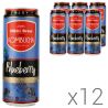 Mikki Brew Blueberry, упаковка 12 шт. х 330 мл, Комбуча Микки Брю, Черника, ж/б