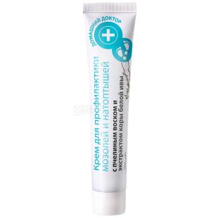 Домашний доктор, 42 г, крем для ног, для профилактики мозолей и натоптышей, с пчелиным воском и экстрактом коры белой ивы