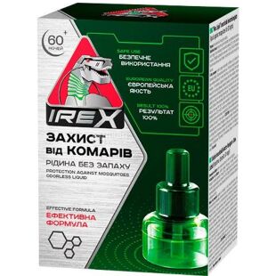 iRex, 37 мл, Ирекс, Жидкость от комаров без запаха, 60 ночей