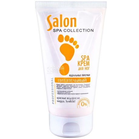 Salon Professional, 150 мл, крем для ног, питательный, Идеальные пяточки
