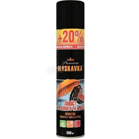 Blyskavka, 300 мл, Водоотталкивающая пропитка, Защита от влаги и грязи