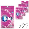 Orbit Bubblemint, Упаковка 22 шт. x 29 г, Орбит, Жевательная резинка, Бабблминт, без сахара