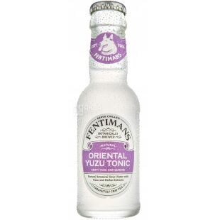 Fentimans Oriental Yuzu Tonic, 0,2 л, Напиток газированный Тоник Восточный Юзу с экстрактом трав Фентиманс, стекло