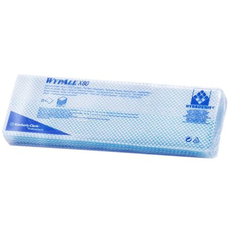 WypAll, 25 шт., Cалфетки для протирания ВайпОлл, 34х41 см, синие