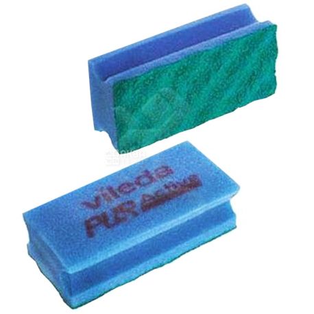 Vileda, PUR Active, 1 шт., Губка кухонная, Синяя