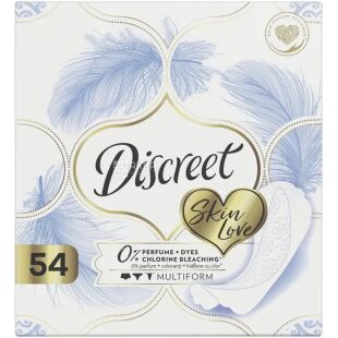 Discreet Skin Love, 54 шт., Дістрікт, Щоденні прокладки універсальні, без запаху