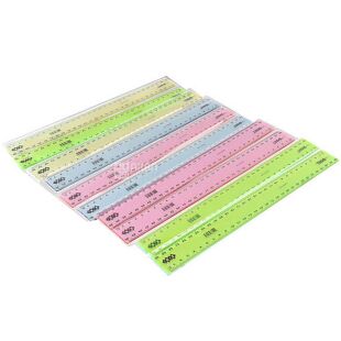 Zibi, Лінійка пластикова в асортименті, 30 см