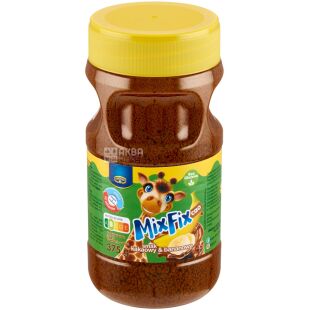 Kruger MixFix, 375 г, Крюгер, Розчинне какао з кальцієм зі смаком банана