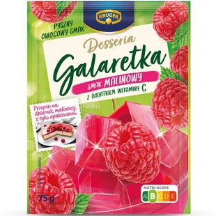 Kruger Galaretka, 75 г, Крюгер Галаретка, Желе с малиновым вкусом