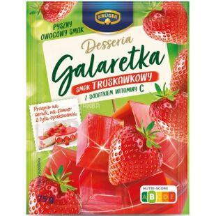Kruger Galaretka, 75 г, Крюгер Галаретка, Желе с клубничным вкусом