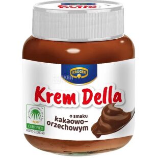 Kruger Krem Della, 350 г, Крюгер, Шоколадно-ореховая паста