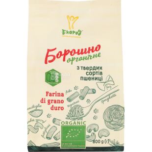 Экород, 800 г, Мука пшеничная, из твердых сортов, органическая