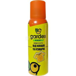 GARDEX BABY Аэрозоль от клещей и комаров, 100 мл