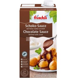Frischli Chocolate sause, 1 л, Фришли, Соус шоколадный, без глютена
