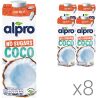Alpro Coconut No Sugars, Упаковка 8 шт. х 1 л, Алпро, Молоко кокосовое без сахара