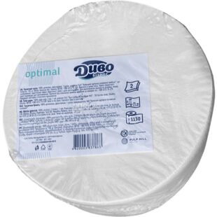Диво Бизнес Optimal,1 рул., Туалетная бумага целлюлозная, двухслойная, 130 м, 1130 отрывов, 93х115 мм, на втулке