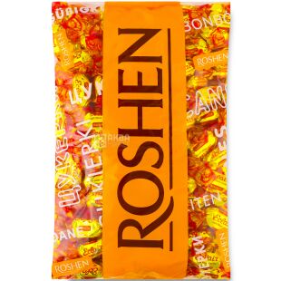 Roshen Eclair, 1 кг, Конфеты мягкая карамель Эклер. Рошен