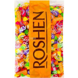 Roshen Yummi's, 1 кг, Ірис жувальний фруктовий Юмміс, Рошен