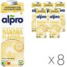 Alpro, Soya Banana, Упаковка 8 шт. по 1 л, Алпро, Соевое молоко, со вкусом банана, витаминизированное