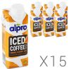 Alpro Iced coffee Caramel, Упаковка 15 шт. х 0,25 л, Холодна кава зі смаком Карамелі на соєвому молоці Алпро