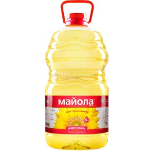 Майола, 5 л, Олія соняшникова, рафінована, ПЕТ