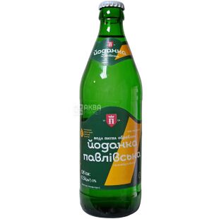 Йоданка Павловская, 0,5 л, Вода минеральная сильногазированная, стекло
